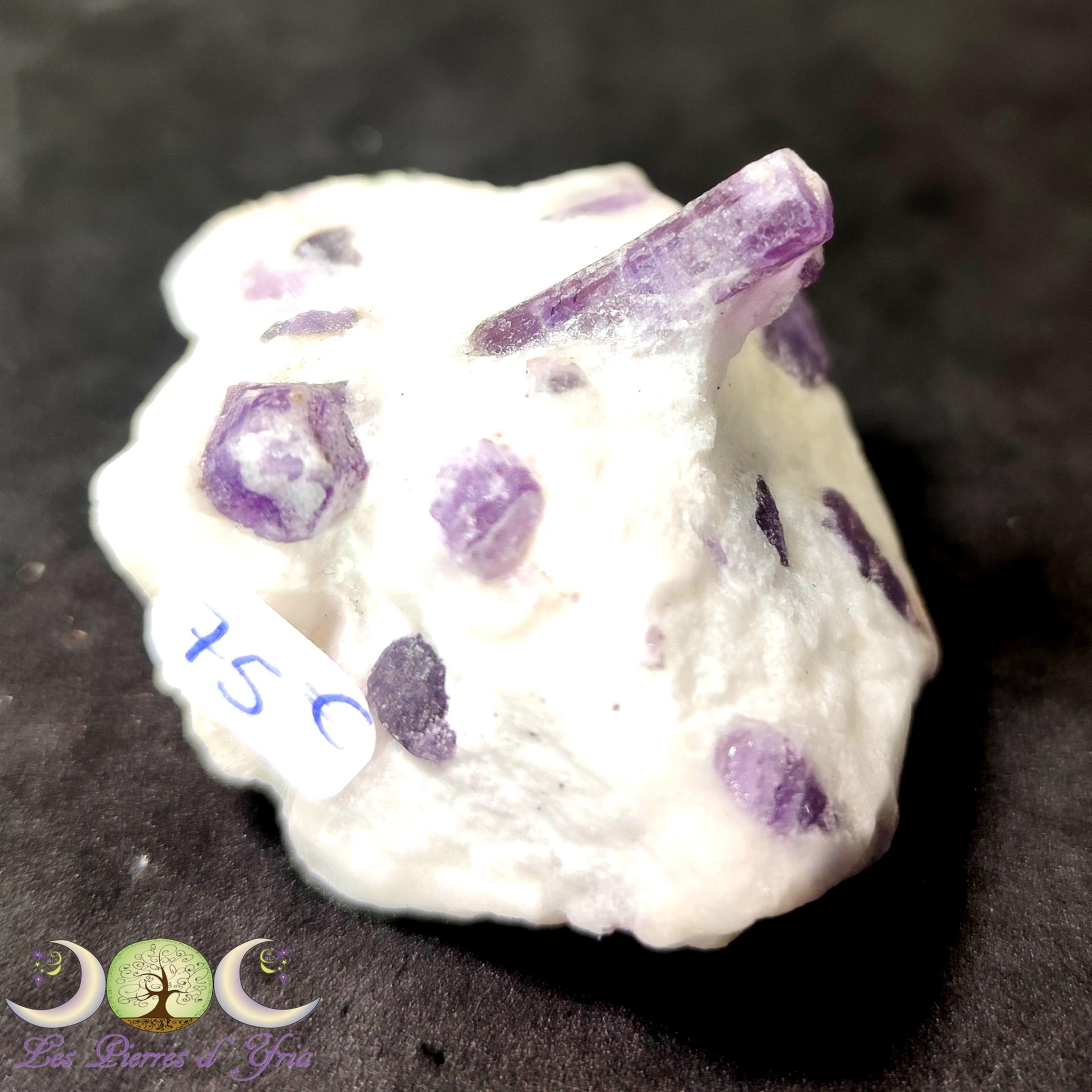 2 scapolite pierre rare violet 5 