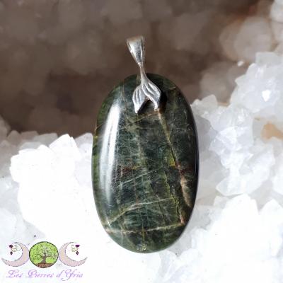 Pendentif Apatite verte