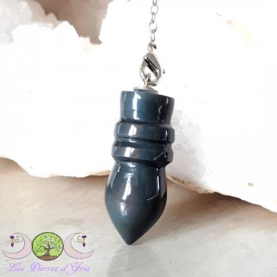 Pendule égyptien Obsidienne Oeil Céleste