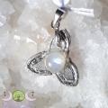 Pendentif argent & Péristérite