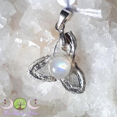 Pendentif argent & Péristérite