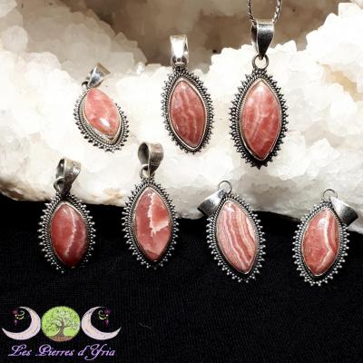 Pendentif Rhodochrosite