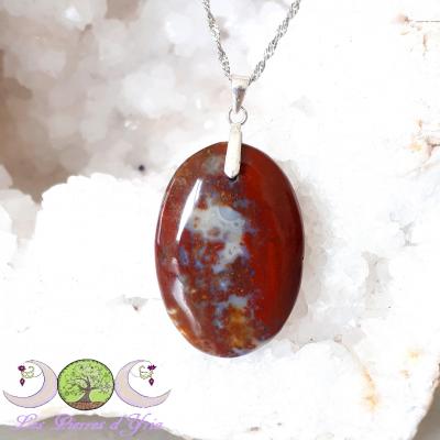 Pendentif Agate Mousse