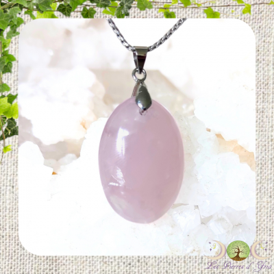 Pendentif Quartz rose