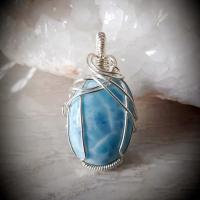 Larimar & Fil d'argent