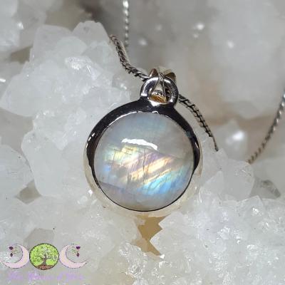 Pendentif Péristérite & Argent