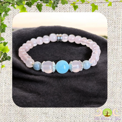 Brac amazonite calcedoine rose jade