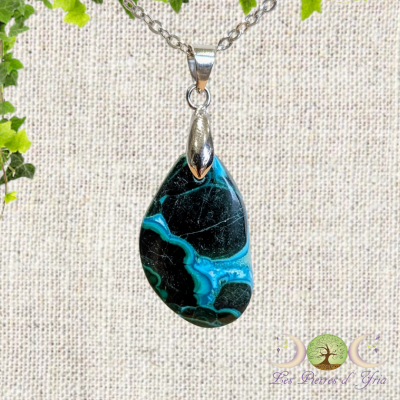 Pendentif Chrysocolle Malachite #2