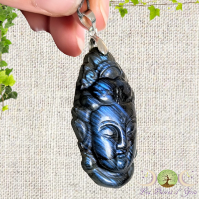 Pendentif Labradorite Bouddha