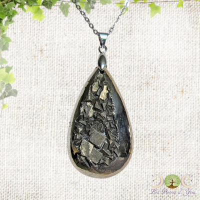 Pendentif Pyrite druse #1