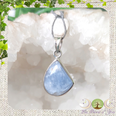 Pendentif Calcite bleue #1