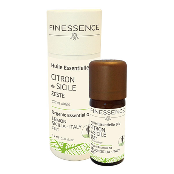 Finessence huile essentielle de citron de sicile zeste bio