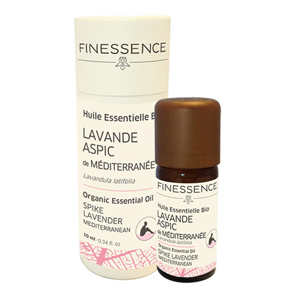Finessence huile essentielle de lavande aspic de mediterranee bio