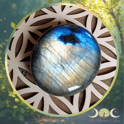 Galet labradorite naturelle 92g