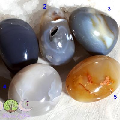 Agate Botswana [Madagascar] - Galet 70 à 95g