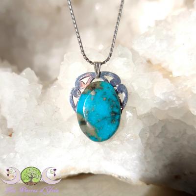 Pendentif Turquoise [Perse] & Triquetra