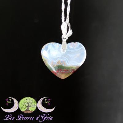 Pendentif Agate Mousse 