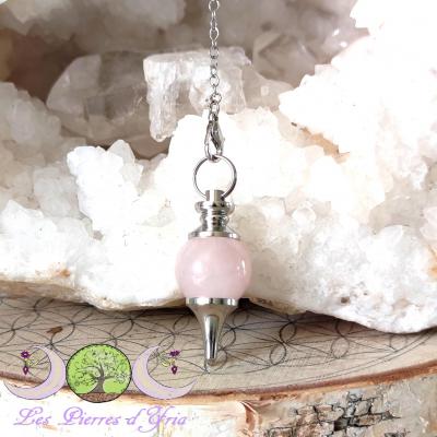 Pendule Séphoroton Quartz rose
