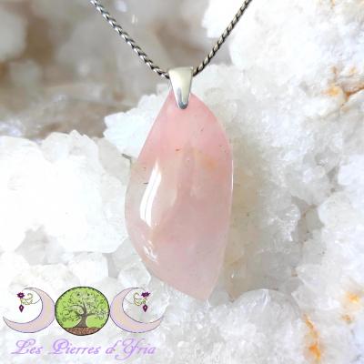 Pendentif Quartz rose