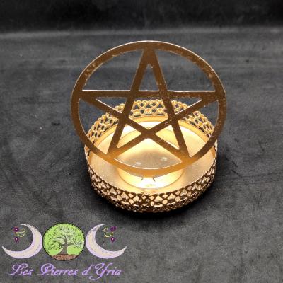 Bougeoir à réflexion Pentacle