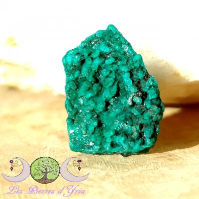 Dioptase cristallisée