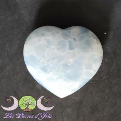 Coeur Calcite bleue