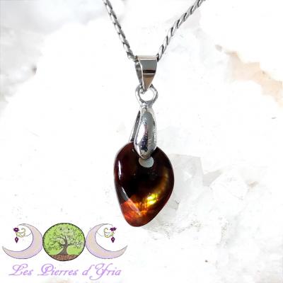 Pendentif Agate de Feu