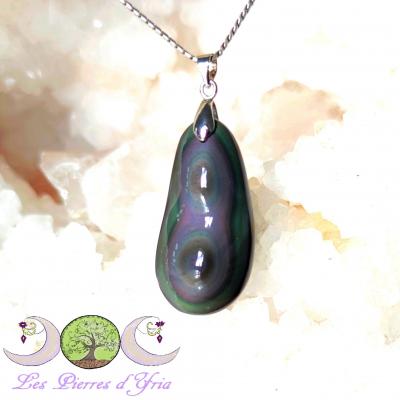 Pendentif obsidienne 