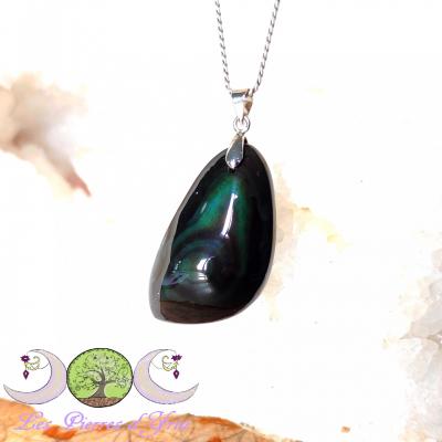 Pendentif obsidienne 