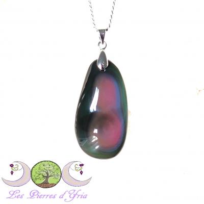 Pendentif obsidienne 