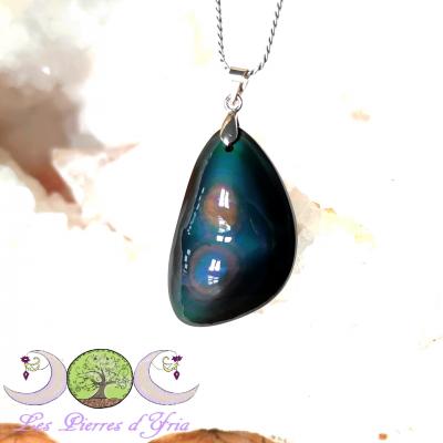 Pendentif obsidienne 