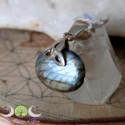 Pendentif Labradorite & Triquetra