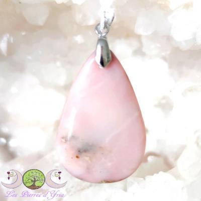 Pendentif Opale rose