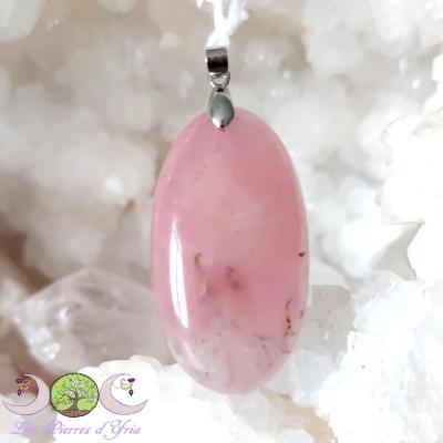 Pendentif Quartz rose
