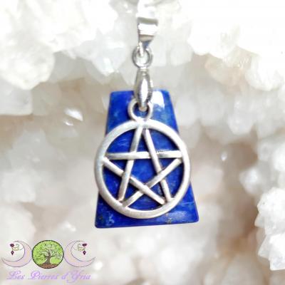 Pendentif Lapis Lazuli & Pentacle