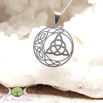 Pendentif Triquetra & Lune