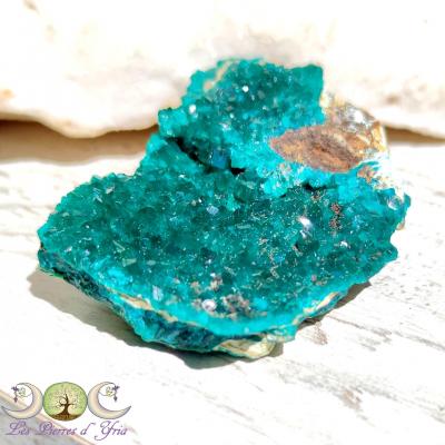 Dioptase cristallisée