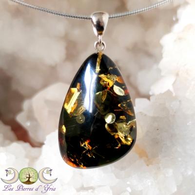 Pendentif Ambre véritable naturelle #2