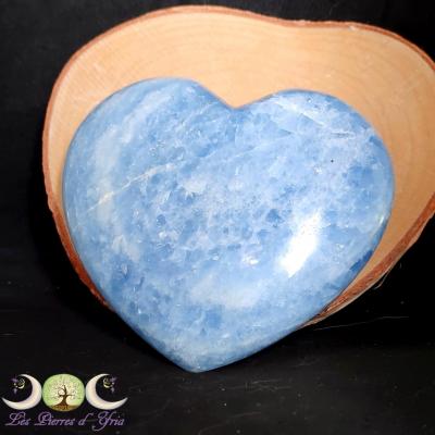 Coeur Calcite bleue #2