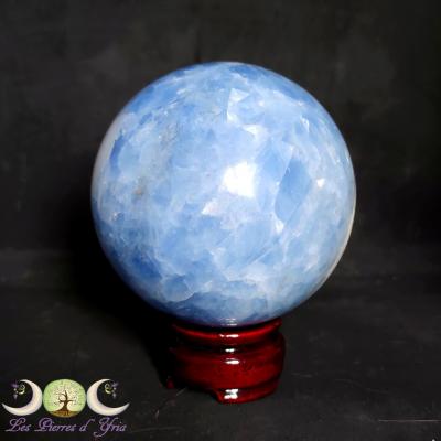 Sphère Calcite bleue #1