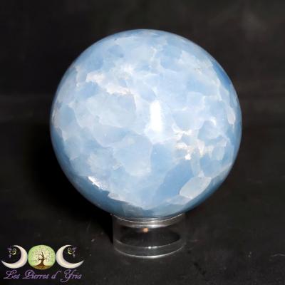 Sphère Calcite bleue #4