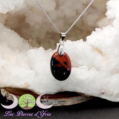 Pendentif Obsidienne Acajou #5